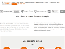 Tablet Screenshot of iti-conseil.com